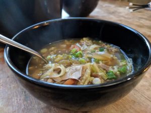 spicy noodle soup