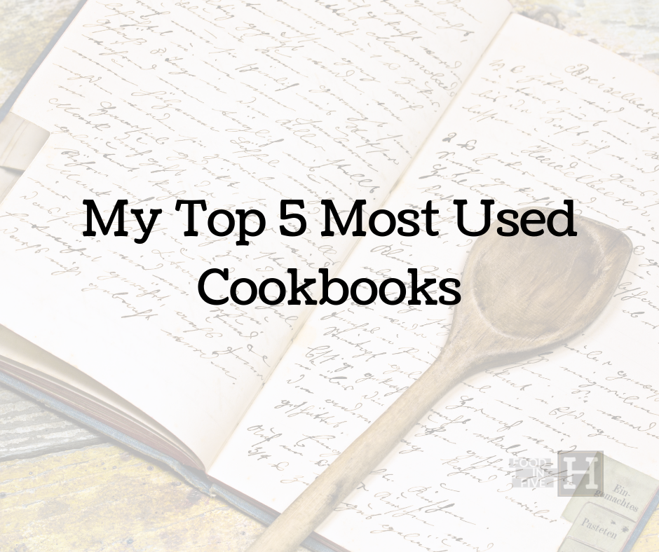 My Top Five Most Used Cookbooks