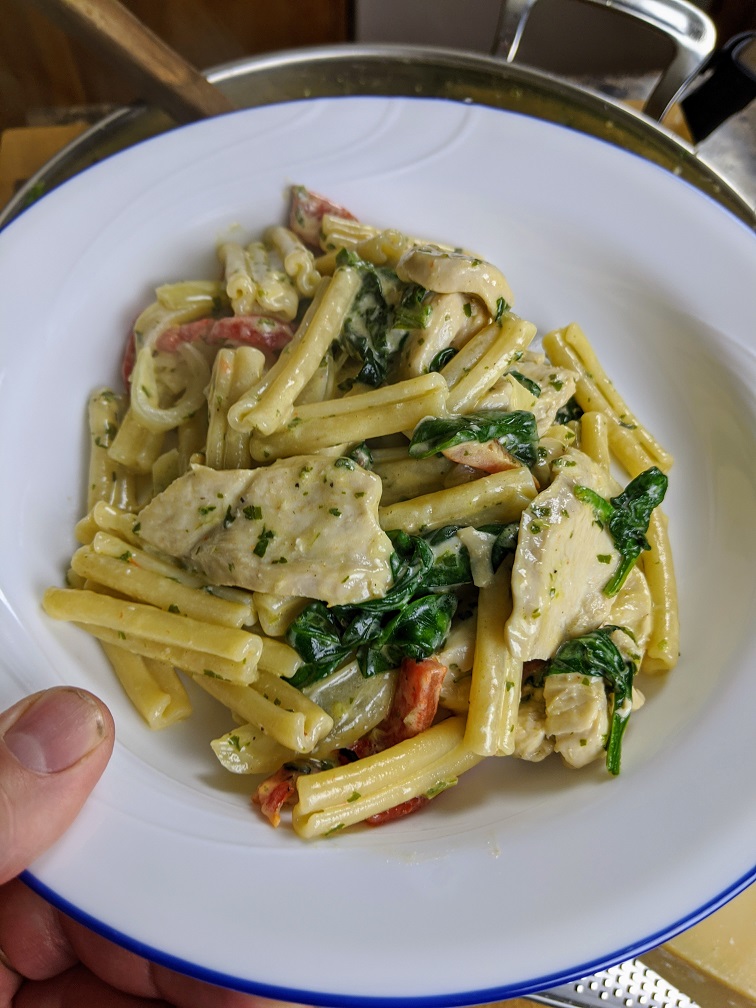 How to Make Creamy Chicken Pesto Pasta In 30 Minutes or Less