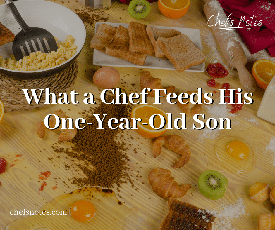 what a chef feeds his son, header image