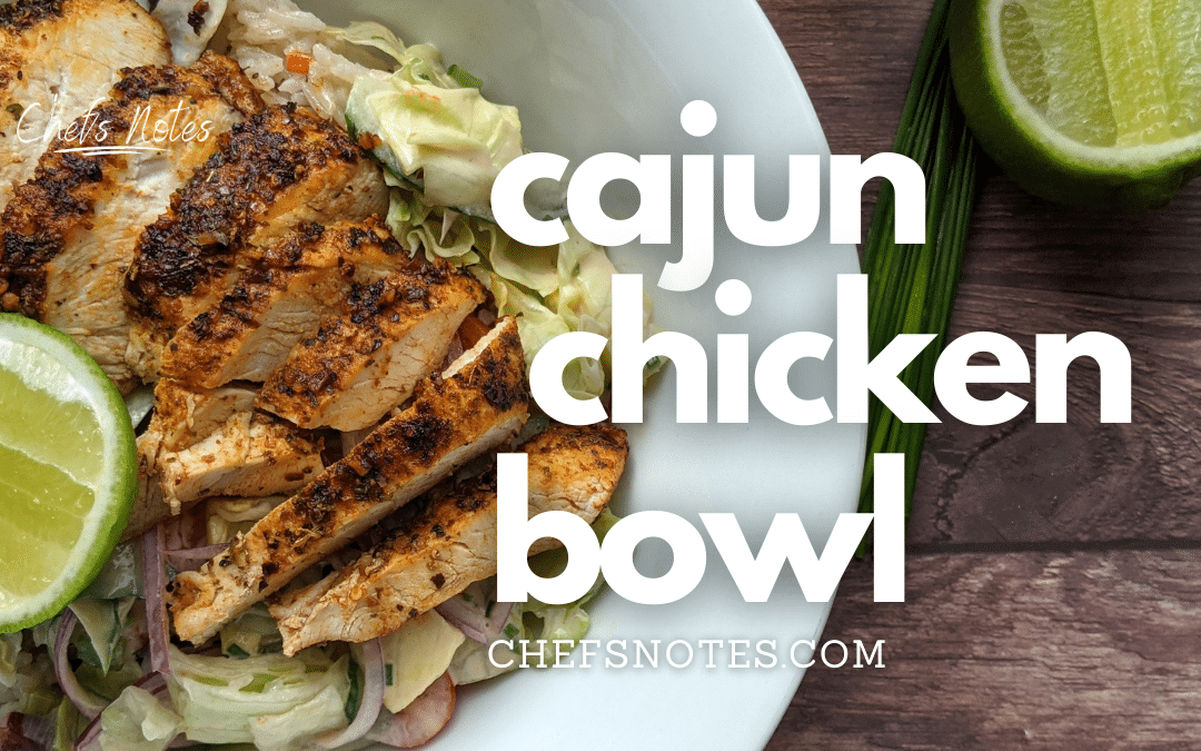 Cajun Chicken Salad and Rice Bowl