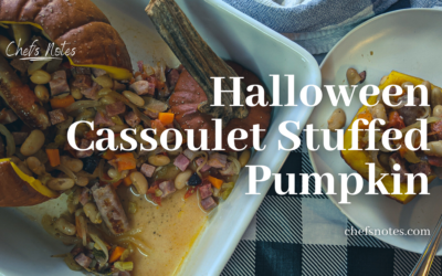 Halloween Cassoulet Stuffed Pumpkin