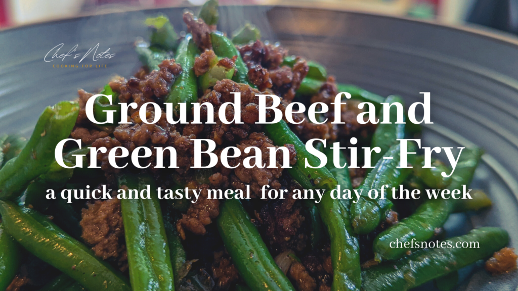 Ground Beef and Green Bean Stir-Fry