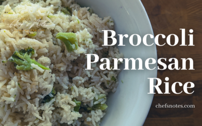 Broccoli Parmesan Rice Side Dish