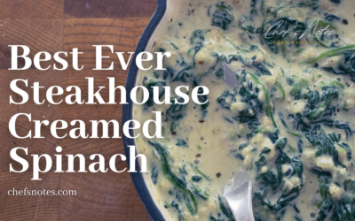 Best Ever Steakhouse Creamed Spinach