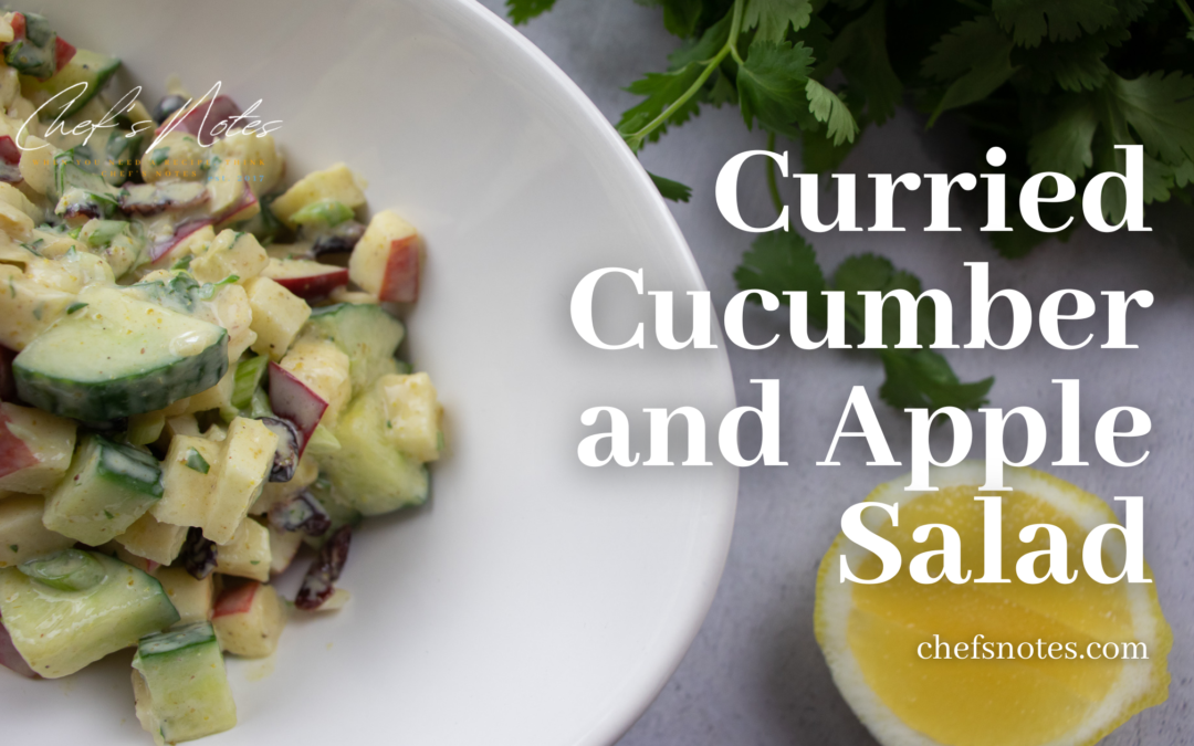 Curried Cucumber and Salad